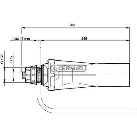 26938 ARAG INSPECTABLE HYDRAULIC AGITATOR