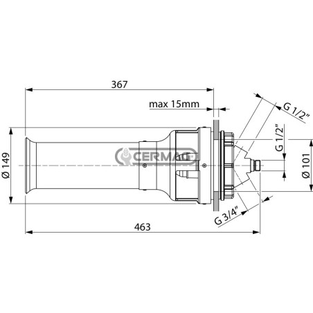 SUPERMIX 28361 ARAG Hydraulikrührwerk