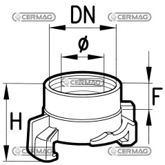 Raccordo rapido SWIFT - FEMMINA Filetto DN 1"1/4 Gas 25478
