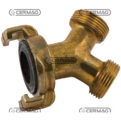 Raccordo rapido SWIFT a tre vie con 2 attacchi MASCHIO Filetto 3/4" Gas 25877 | NewgardenAgri.com