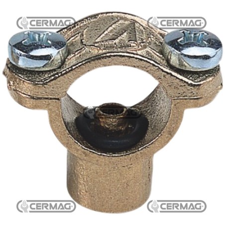 MORSETTO A FASCETTA IN OTTONE PER ASTE INOX 1/2" DI GUARNIZIONE 25065 ARAG | NewgardenAgri.com