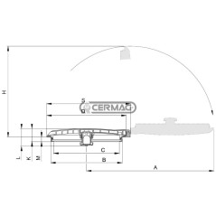 TAPA ABATIBLE DE 180° PARA TANQUE ARAG 26701