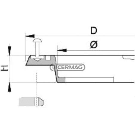 Threaded cover ring with labyrinth vent 28213 ARAG