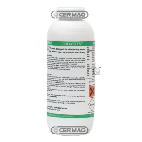 Detergente biológico "PULI-BOTTE" para desbrozadoras y pulverizadores. Botella de 1 litro. 27605 | NewgardenAgri.com