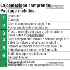 Computer BRAVO 180S con cavo di 6 metri Vie 7 27642 ARAG