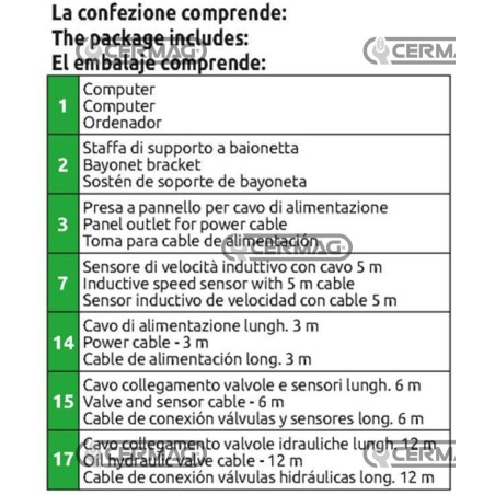 Computer BRAVO 180S 7 und 7 Hydraulikwege 27652 ARAG