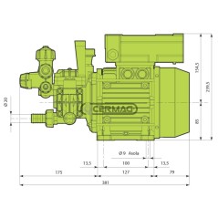 Bomba eléctrica de 2 membranas Modelo AR DUE EM 27449 ANNOVI REVERBERI