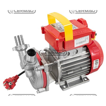 Bomba eléctrica autocebante para transferencia con asa. Potencia: 0,6 HP. Material: ACERO INOXIDABLE. 25068 | NewgardenAgri.com