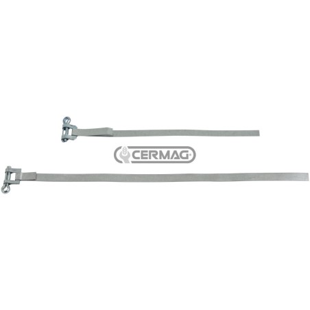 Fascetta a nastro metallico con coppiglia Misura 200 mm 26034 | NewgardenAgri.com