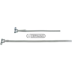 Bracelet métallique avec goupille fendue, taille 700 mm, référence 26040 | NewgardenAgri.com