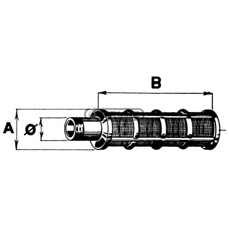 Bodenfilter (Angeln) Außengewinde-Schlauchanschluss - 3/4" Gas 25194 ARAG
