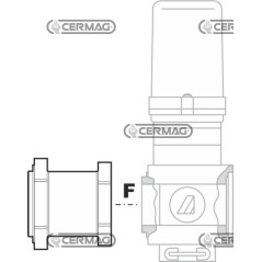 Flangia di accoppiamento per valvole SERIE 463/863-873 28182 ARAG | NewgardenAgri.com