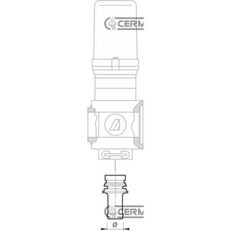Raccordo BY-PASS per valvole sezione di barra Diametro 25 mm 28205 ARAG | NewgardenAgri.com