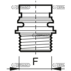 Raccordo BY-PASS per valvole sezione di barra Filettatura Esterna - 3/4" Gas 28207 ARAG | NewgardenAgri.com