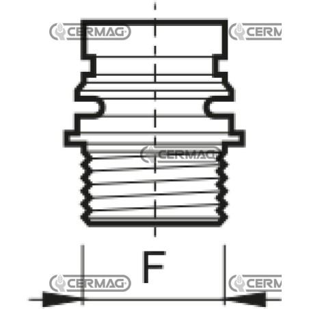 Raccordo BY-PASS per valvole sezione di barra Filettatura Esterna - 1" Gas 28208 ARAG | NewgardenAgri.com