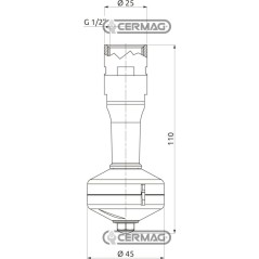 ARAG 26337 CHORRO DE LAVADO DE TANQUES