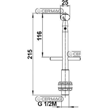 VALVE WITH ASSEMBLED 360° ROLLEX 27926 BRAGLIA