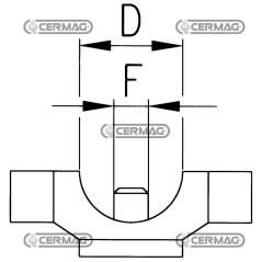 Boquilla articulada para control de malezas de 1/2" (7 mm) 26084 ARAG