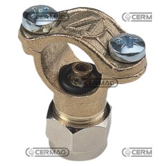 Boquilla fija de latón niquelado para deshierbar Ø D 1/2" 25080 | NewgardenAgri.com