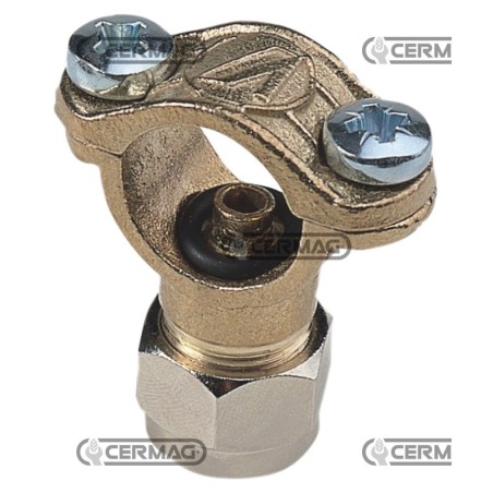 Boquilla fija de latón niquelado para deshierbar Ø D 1/2" 25080 | NewgardenAgri.com