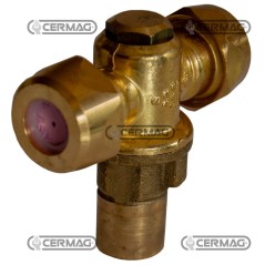 Getto doppio registrabile per atomizzatore Filettatura Interna - 1/4" Gas 25133 MadeinItaly | NewgardenAgri.com