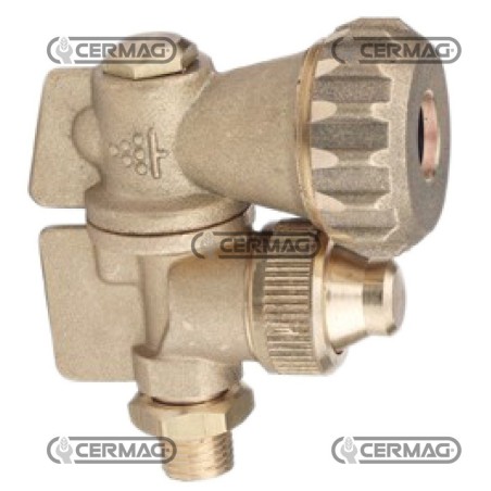 Boquilla atomizadora con sistema antigoteo. Rosca externa: 1/4". Gas 27132 | NewgardenAgri.com