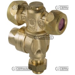 Doppelstrahl mit Tropfstopp, M65-Außengewinde – 1/4"-Gas 27906 BRAGLIA | NewgardenAgri.com