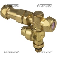 Getto doppio con antigoccia Filettatura Esterna - 1/4" Gas 28287