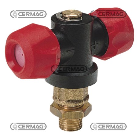 Verstellbare Doppeldüse für Verdampfer, Außengewinde – 1/4" Gas 25504 ARAG | NewgardenAgri.com