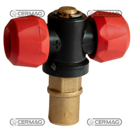 Verstellbare Doppeldüse für Verdampfer, Innengewinde – 1/4" Gas 25506 ARAG | NewgardenAgri.com