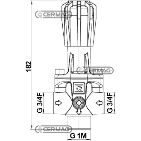 Regolatore M411 per gruppo comando 27972 BRAGLIA