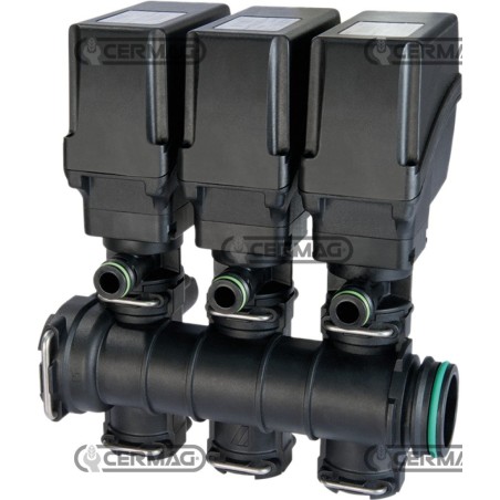 Gruppo di valvole elettriche Sezioni 3 Portata 50 l/min Tipo BY-PASS 28127 ARAG | NewgardenAgri.com