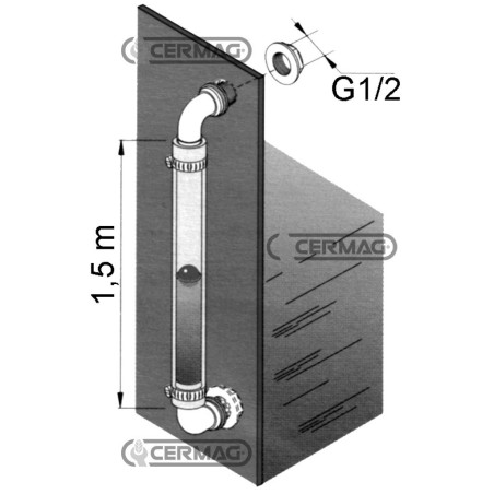 TANK LEVEL INDICATOR KIT COMPLETE WITH TUBE 26193 ARAG | NewgardenAgri.com