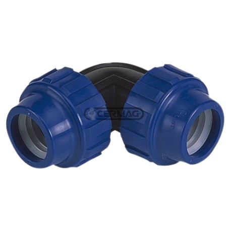 Manicotto curvo Dimensioni 25x25 mm 25758 | NewgardenAgri.com