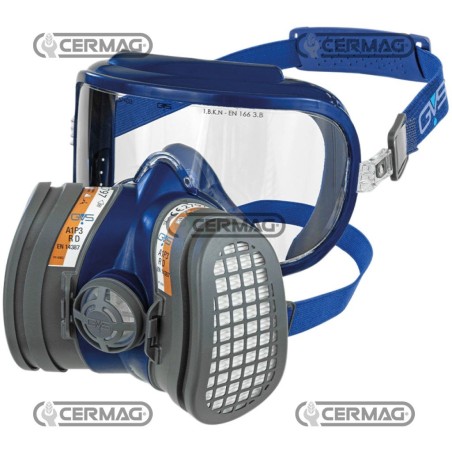 Vollgesichtsmaske mit A1P3 28479 Kasco-Filtern | NewgardenAgri.com