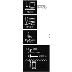 Bomba sumergible para agua limpia y sucia - PS16500XD Potencia 1100 W 28340 ANNOVI REVERBERI