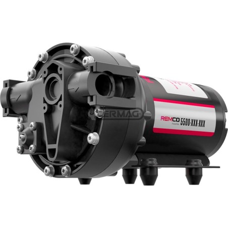 Bomba eléctrica de 5 diafragmas con interruptor de presión. Caudal: 19 l/min. Tipo: BY PASS 27681. | NewgardenAgri.com