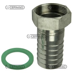 RACCORDI IN ACCIAIO INOX Ø 40 DRITTO 27134 | NewgardenAgri.com