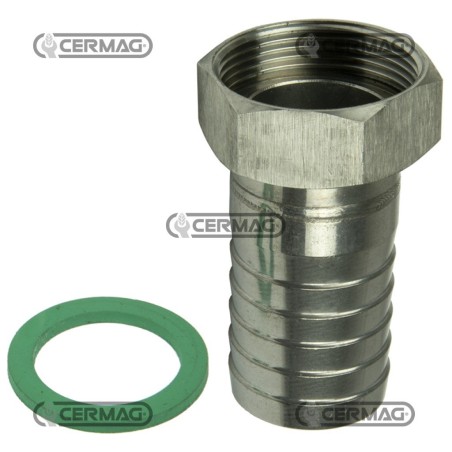 RACCORDI IN ACCIAIO INOX Ø 40 DRITTO 27134 | NewgardenAgri.com