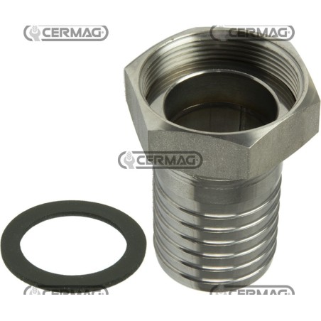 RACCORDI IN ACCIAIO INOX Ø 50 DRITTO 27136 | NewgardenAgri.com