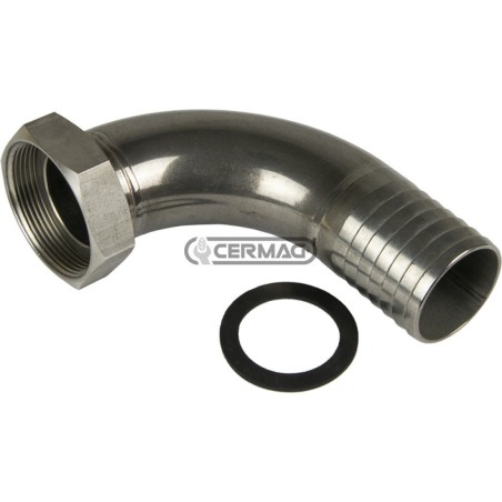 RACCORDI IN ACCIAIO INOX Ø 50 CURVO 27137 | NewgardenAgri.com