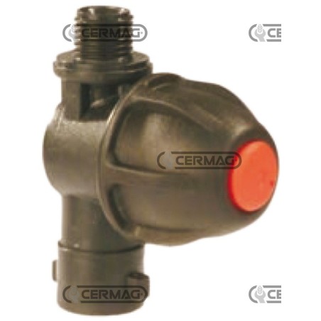 Soporte para boquilla de deshierbe con rosca macho y dispositivo antigoteo. Rosca 1/4" GAS 27378 ARAG | NewgardenAgri.com
