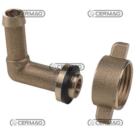 Soporte curvo para manguera con pivote. Diámetro de la manguera: 13 mm. 25086 | NewgardenAgri.com