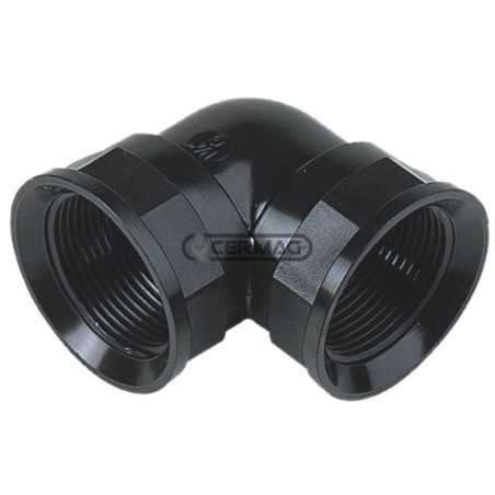 Raccordo curvo 90° FEMMINA - FEMMINA Filettatura 2" Gas 26631 ARAG | NewgardenAgri.com