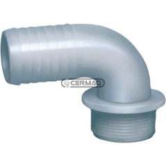 RACCORDO PORTAGOMMA CURVO CON FILETTO MASCHIO 25564 | NewgardenAgri.com