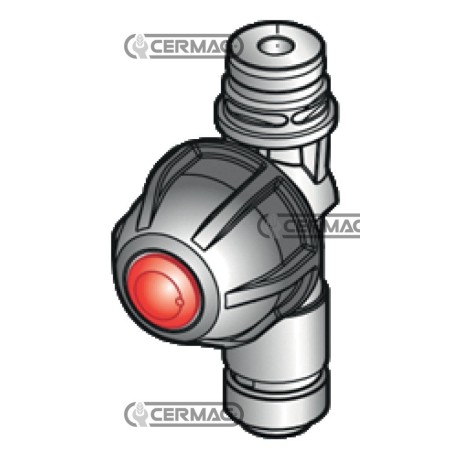 Uniget with quick coupling for Ø 6 mm tube and anti-drip 28074 ARAG | NewgardenAgri.com