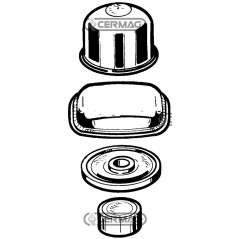 Tapón de aceite original para bombas Carpi 25827 | NewgardenAgri.com