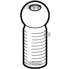 Spherical threaded pin 26166 | NewgardenAgri.com