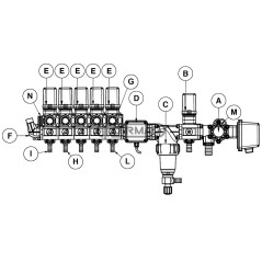 Selbstreinigender Inline-Filter, Flanschanschluss 463/471, Edelstahlgewebe 50 Mesh, 27208 ARAG