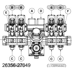Collettore di scarico bilanciato 27244 ARAG